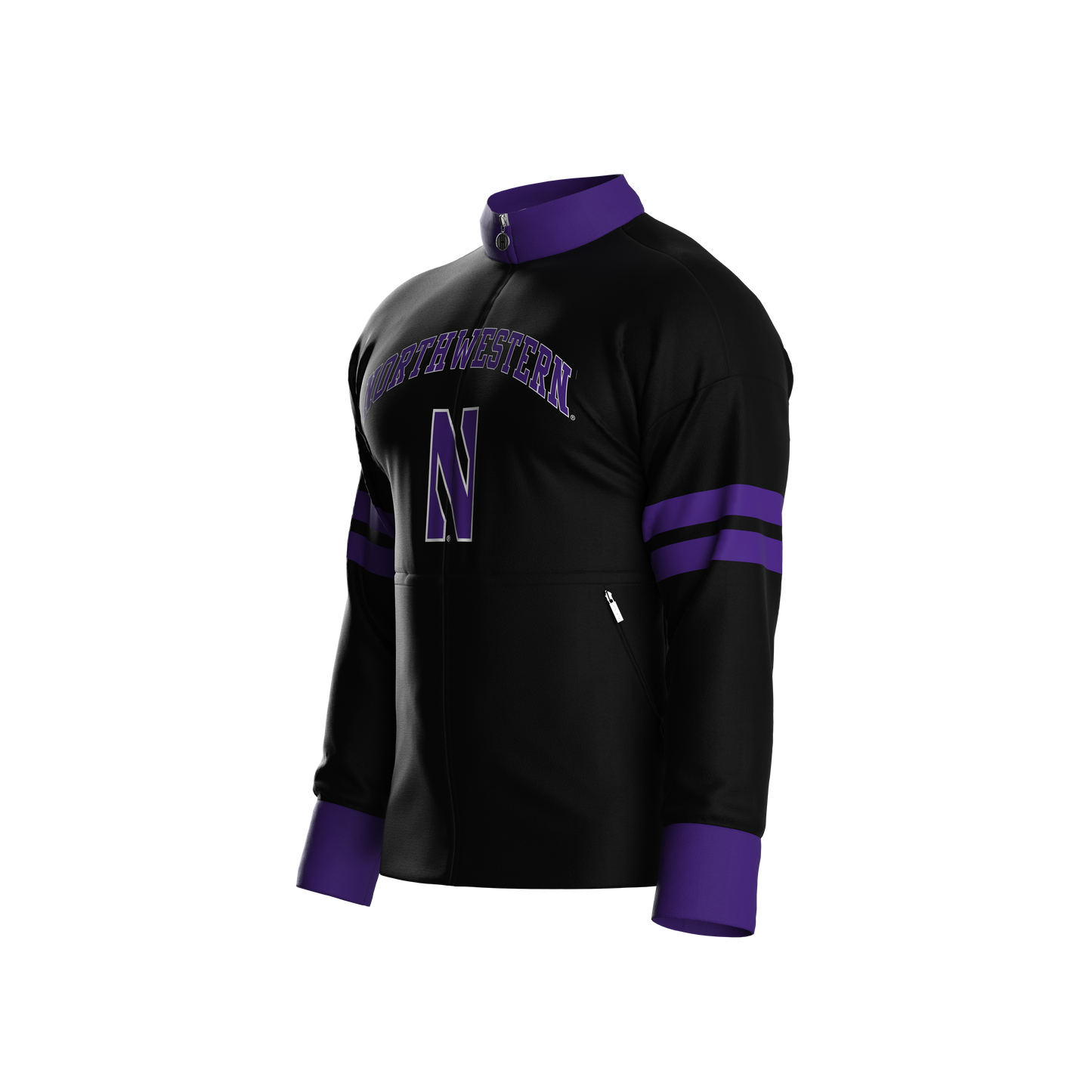 Northwestern University Away Zip-Up (adult)