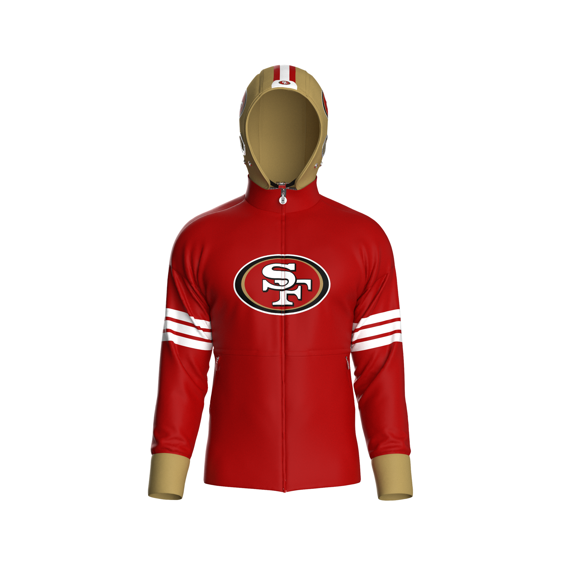 49ers zip hoodie clearance