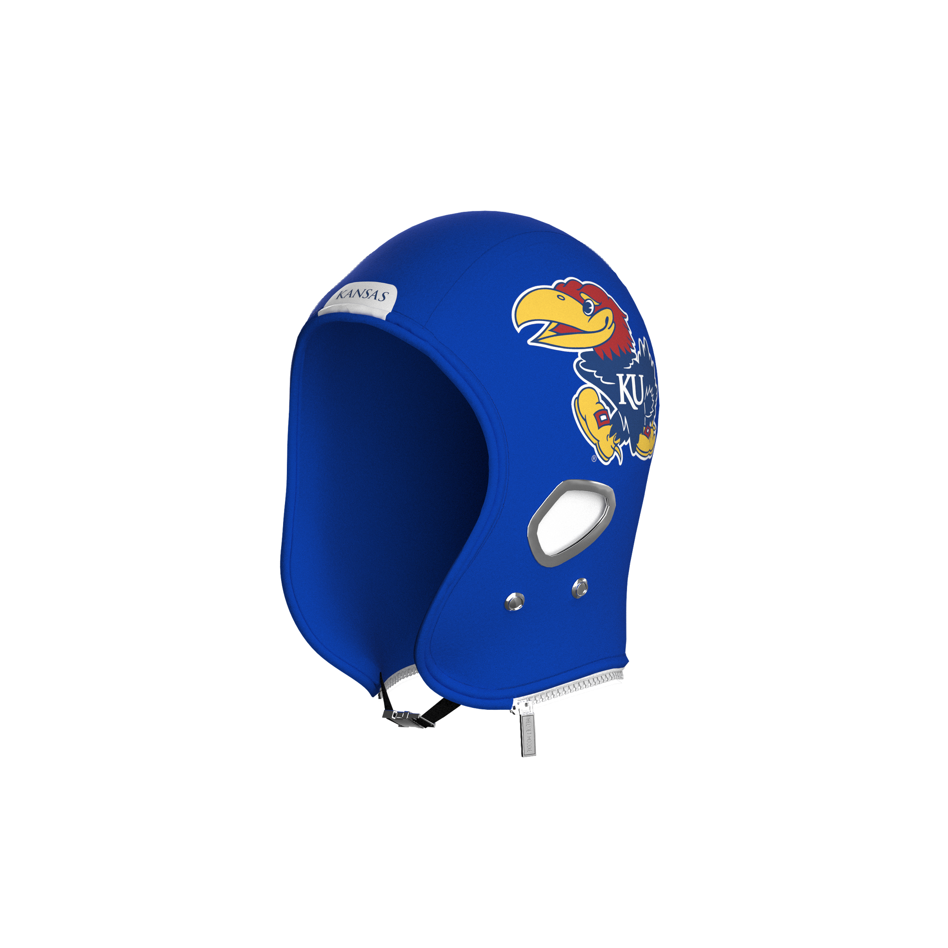 University of Kansas Hood Option 1 (adult) – The Original Helmet Hoodie University of Kansas Hood Option 1 (adult) – The Original Helmet Hoodie