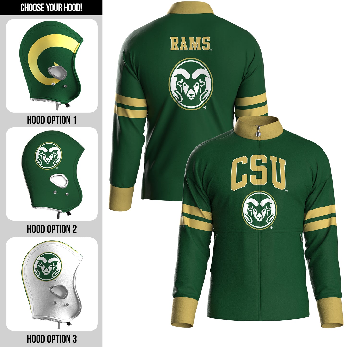 Colorado State University Home Zip-Up (adult)