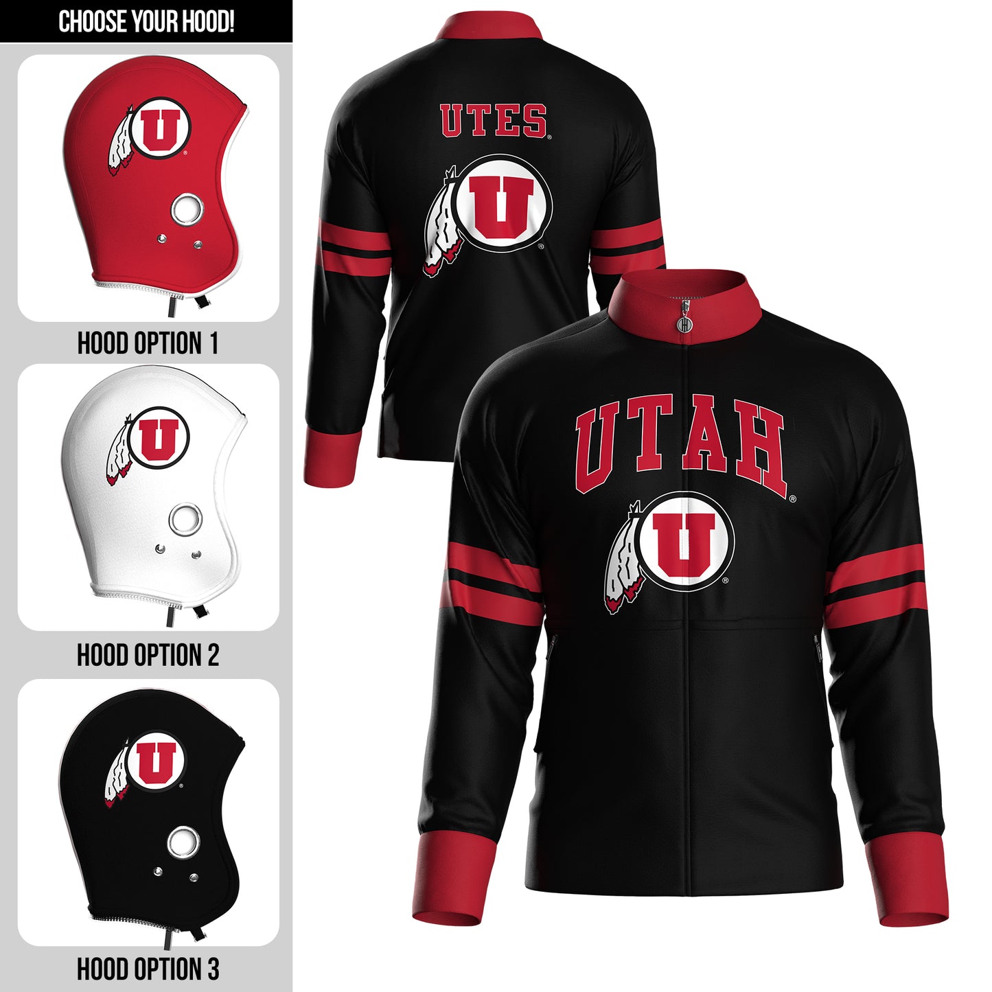 University of Utah Away Zip-Up (youth)