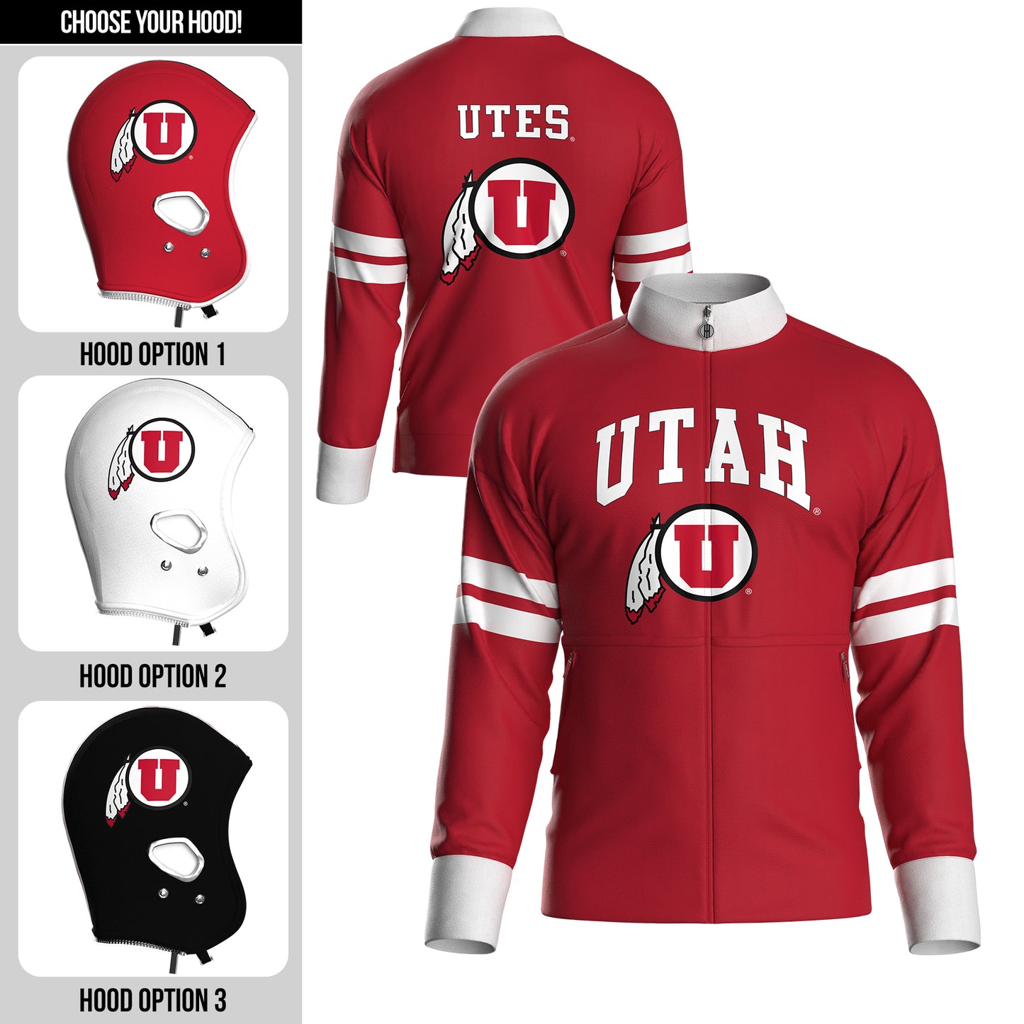 University of Utah Home Zip-Up (adult)