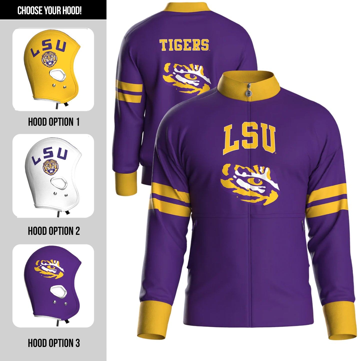 LSU Home Zip-Up (adult)